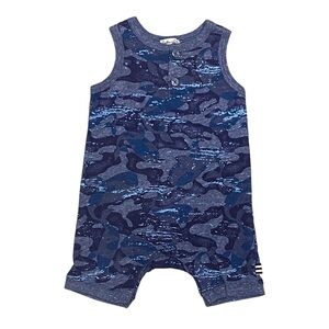 Splendid Baby Boy Sleeveless Onesie Blue Camo NWT